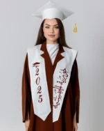 عباية تخرج بنية فاخرة